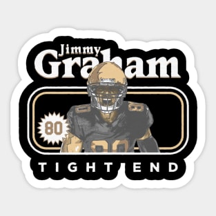 Jimmy Graham New Orleans Cover Sticker